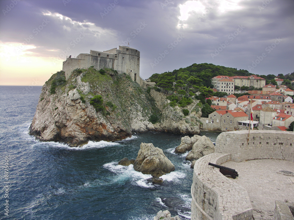 Croatia - Dubrovnik - fort at the seaside