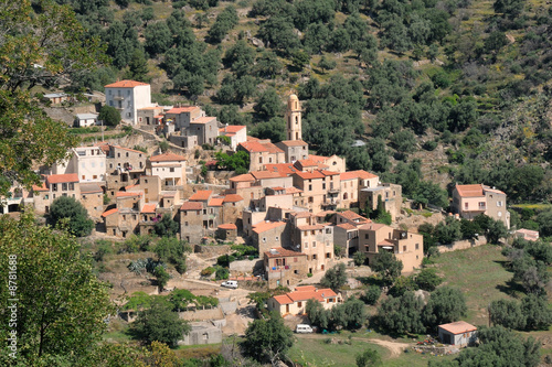 Le village d'Avapessa en Corse
