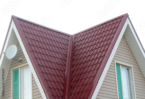 red metal roof