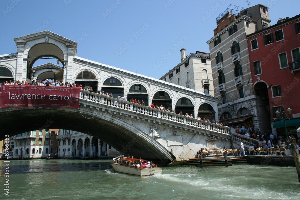 Rialto Bridge in Venice Italy