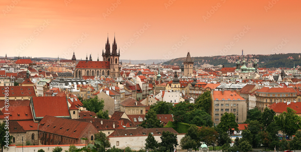 View on the Prague, Czech Republic