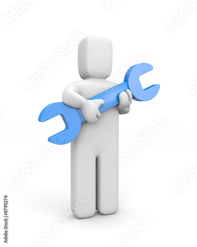 Fototapeta Naklejka Na Ścianę i Meble -  Business concept isolated on white