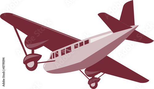 Propeller airplane