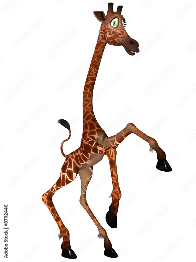 Naklejka premium Toon Giraffe