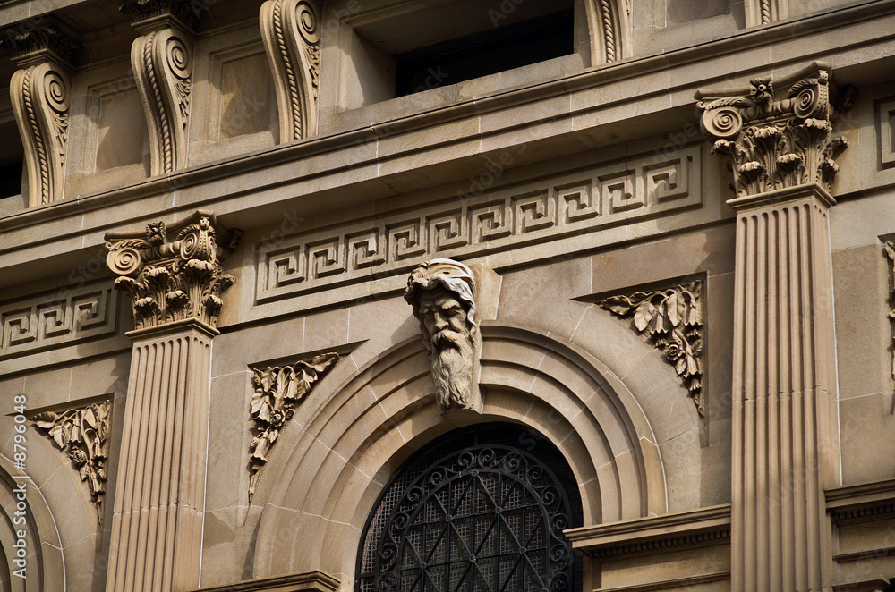 Details of very ornate Sandstone building