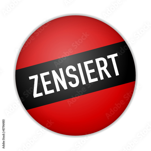 button zensiert