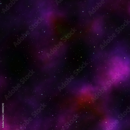 Space nebula starfield illustration of outerspace starry sky