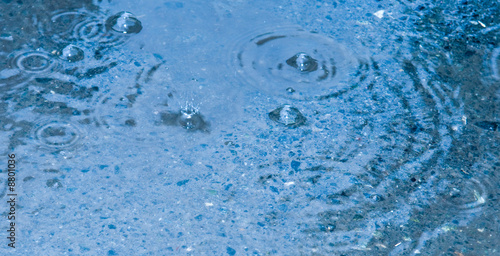 Rain waterdrops