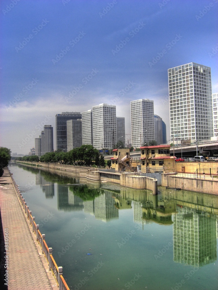 Fototapeta premium Beijing - Skyline (Soho, Guomao)