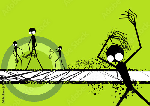 hintergrund halloween alien