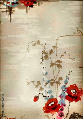 vintage design wall paper