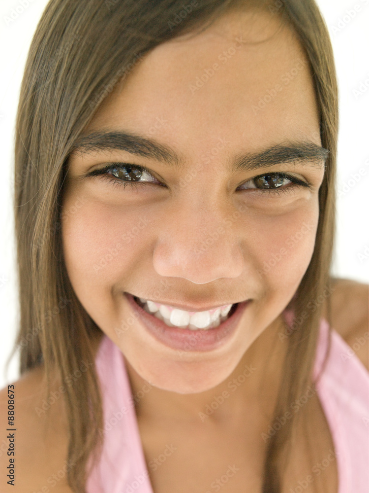 Young girl smiling Young girl smiling