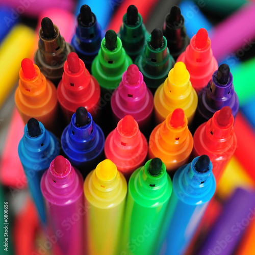 Lots of Brightly Coloured Pens