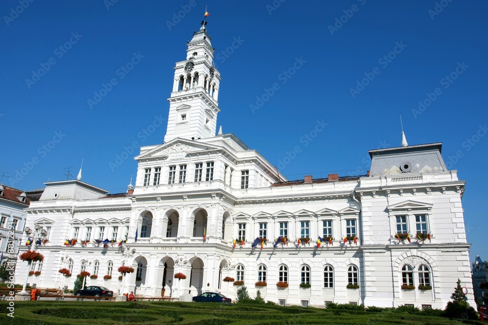 The Town Hall in Arad, Transylvania, Romania