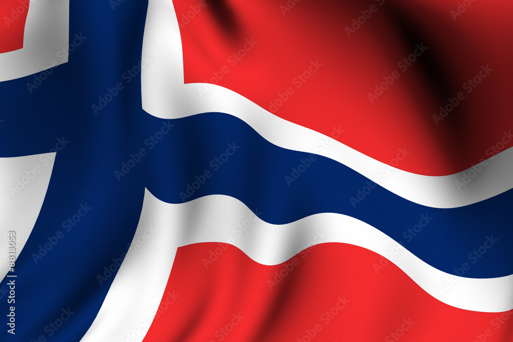 Rendered Norwegian Flag