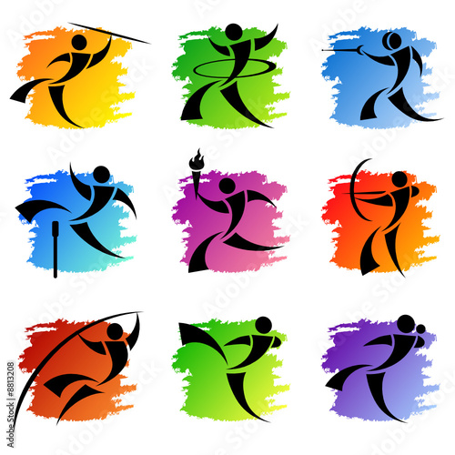 sport icons 2 vector