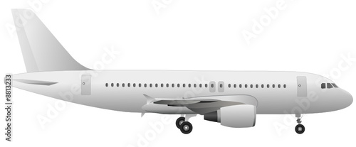 airplane vector (detail illustration)