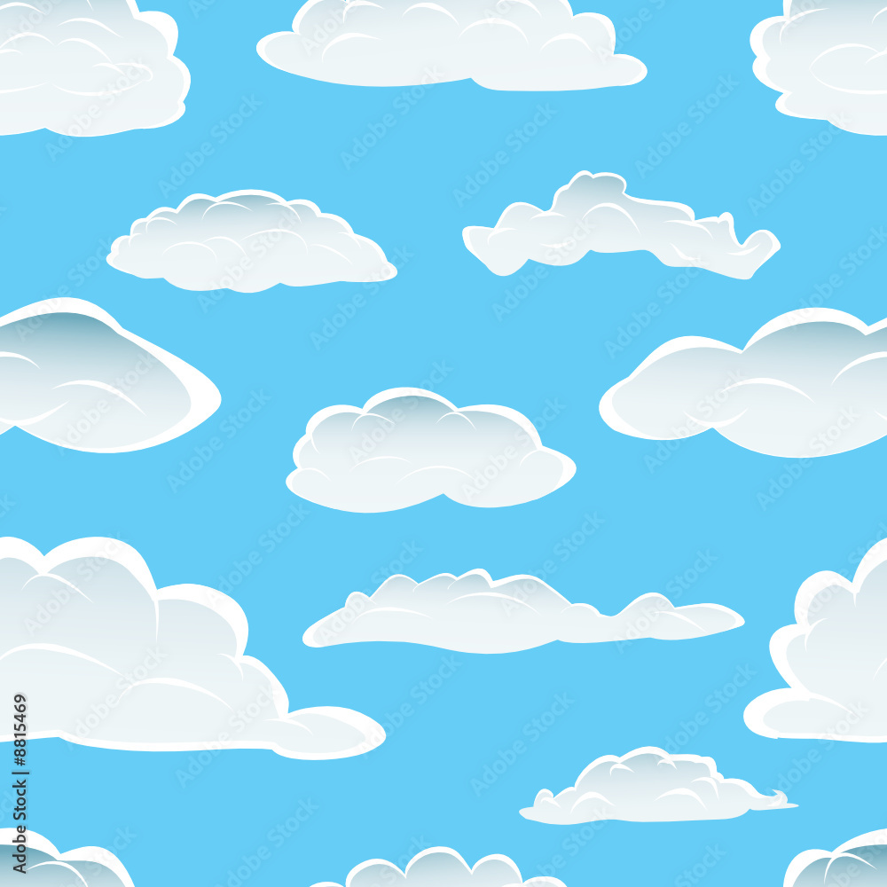 clouds seamless background