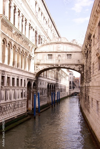 The bridge of sights in Venice, Italy
