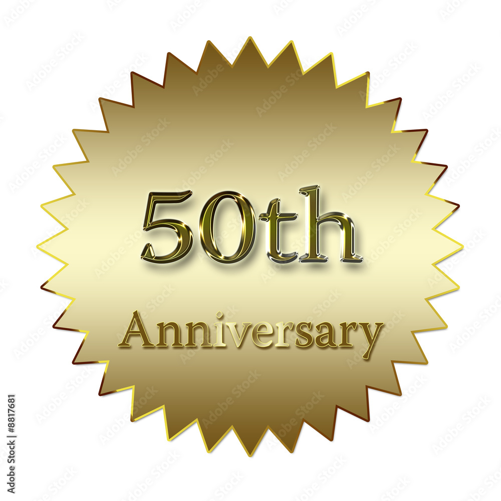 Fototapeta premium Cinquantesimo anniversario di nozze