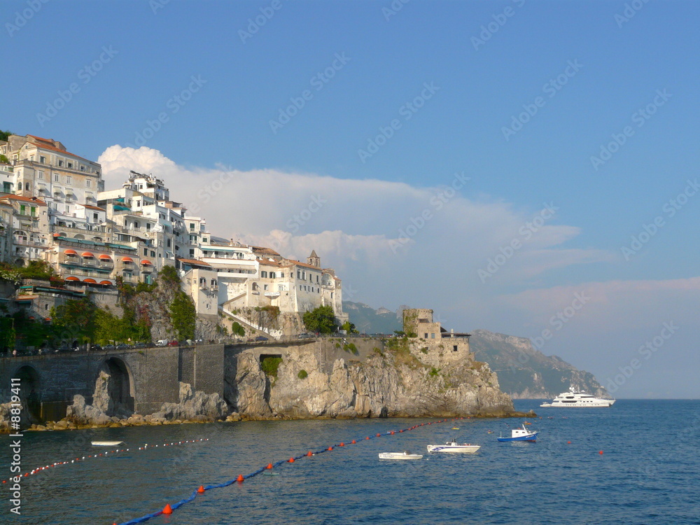 A sunny Amalfi landscape