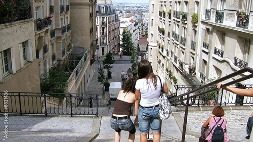 Escalier à Montmartre