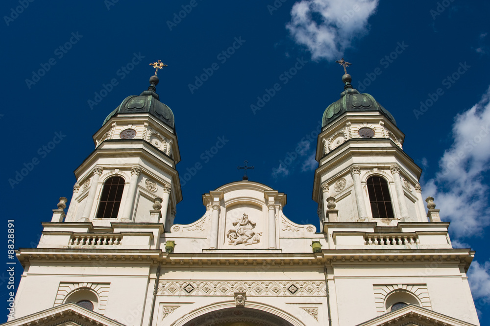 Metropolitan cathedral in Iasi, Romania.