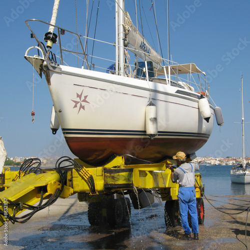 Voilier carenage photo