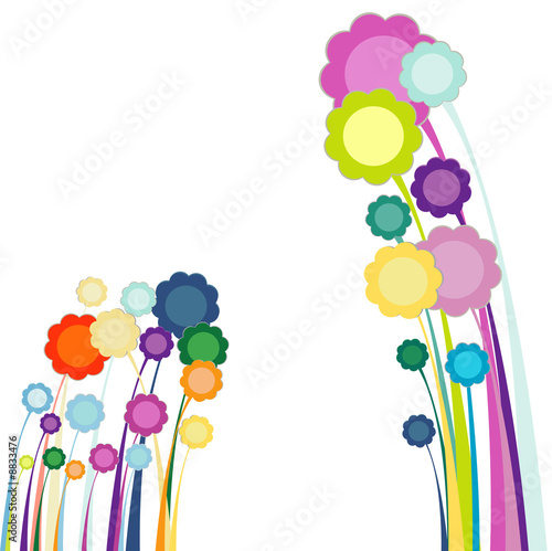 Fototapeta Naklejka Na Ścianę i Meble -  fragile spring flowers; abstract background