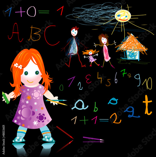 education; child at school ...