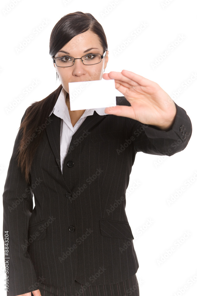 attractive brunette businesswoman on white background attractive brunette businesswoman on white background