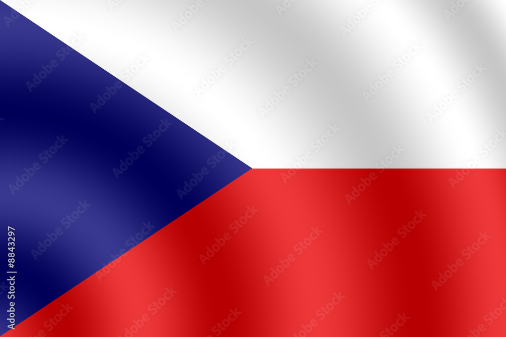 Drapeau de république tchèque Drapeau de république tchèque
