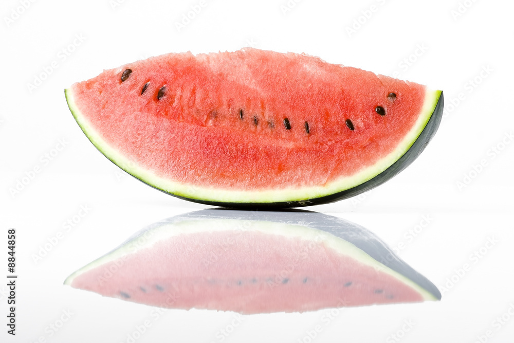 Slice of water-melon on white background Slice of water-melon on white background