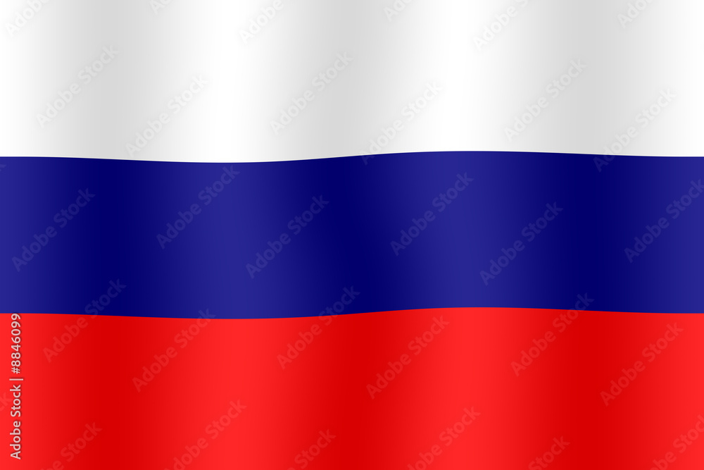 Fototapeta premium Drapeau de Russie