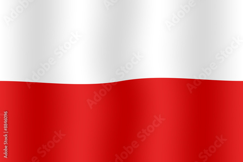 Drapeau de Pologne photo