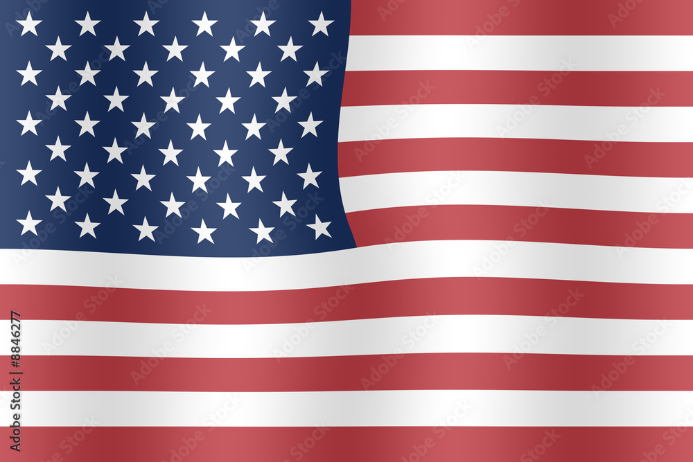 Fototapeta premium Drapeau USA