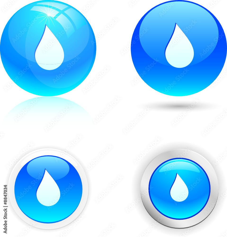 Drop icons. Drop icons.