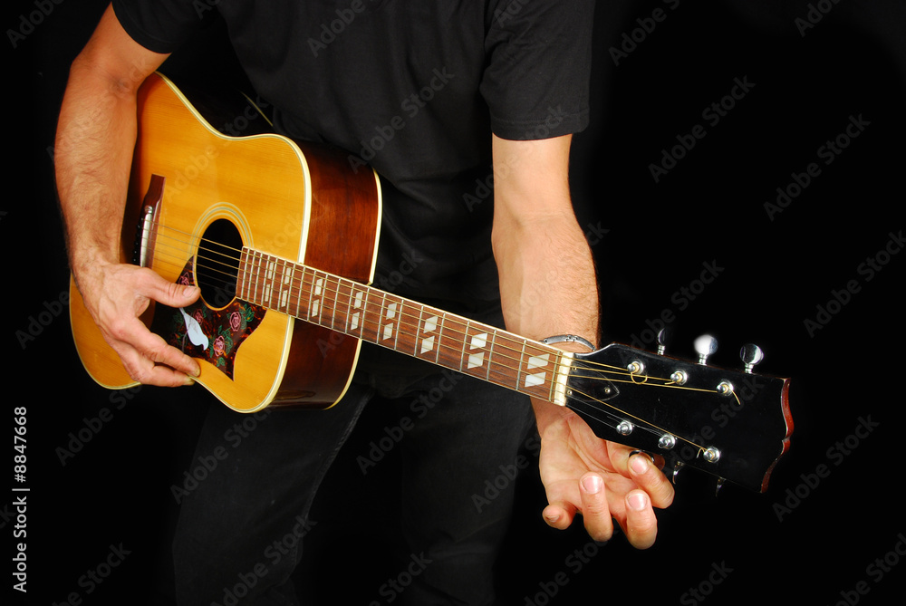 Fototapeta premium accordage de guitard