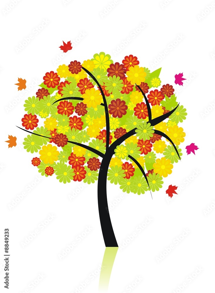 A floral tree
