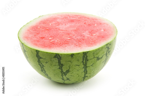 Seedless Watermelon with white background