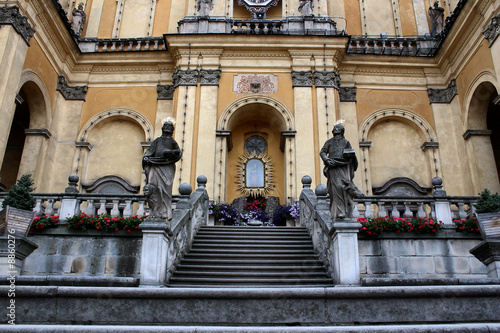 old cathedral at wambierzyce (polish jerosolima) photo