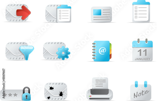 Professional email icons.   Emailo Icon - set 4