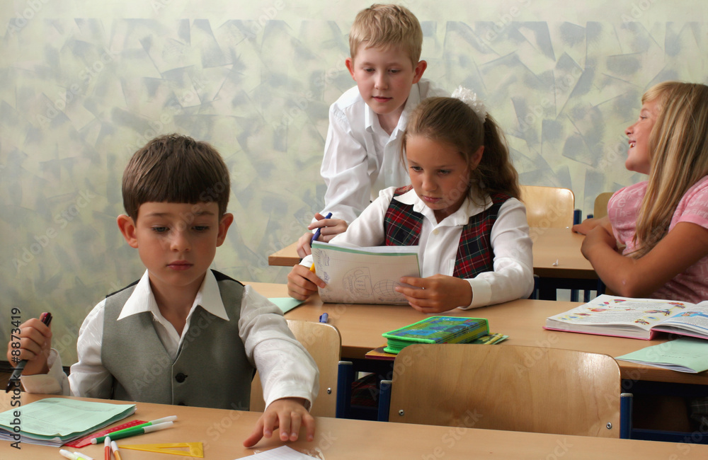 pupils at school pupils at school