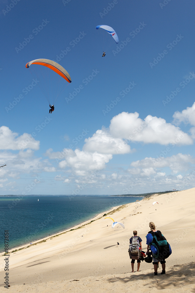Obraz premium Parapente dune du pyla