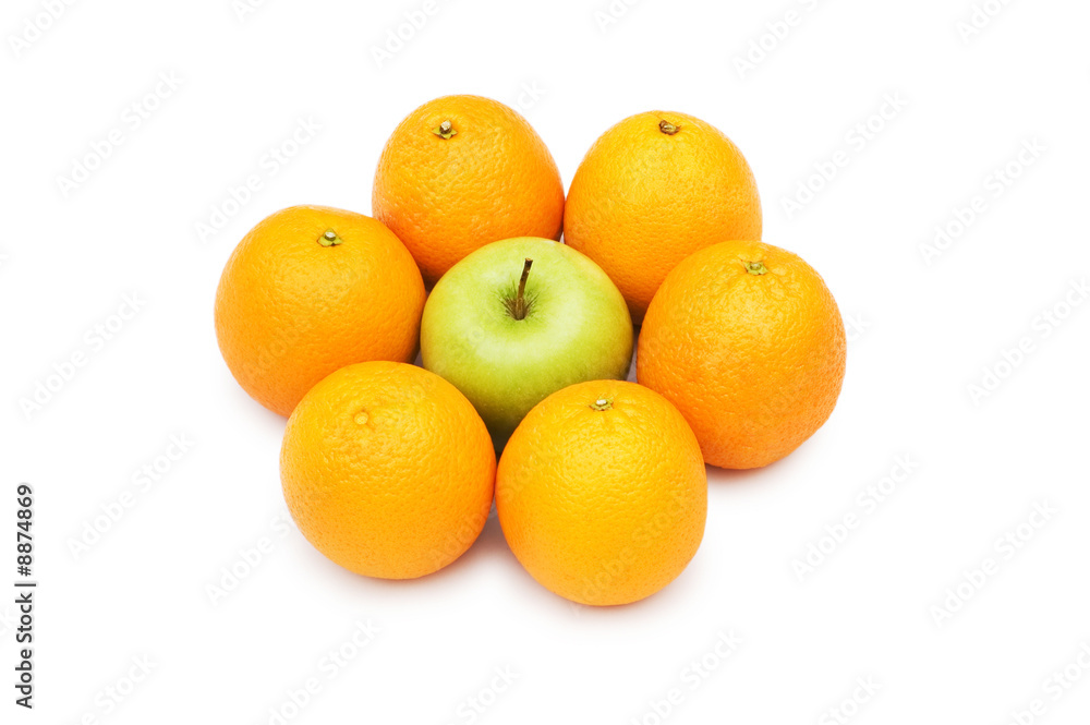 Stand out from crowd with apple and oranges Stand out from crowd with apple and oranges