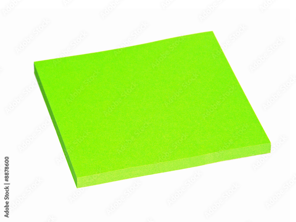 post-it bloc vert post-it bloc vert