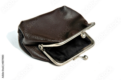 Old empty purse