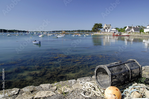 Petit port de Larmor baden dans le golfe du morbihan en Bretagne