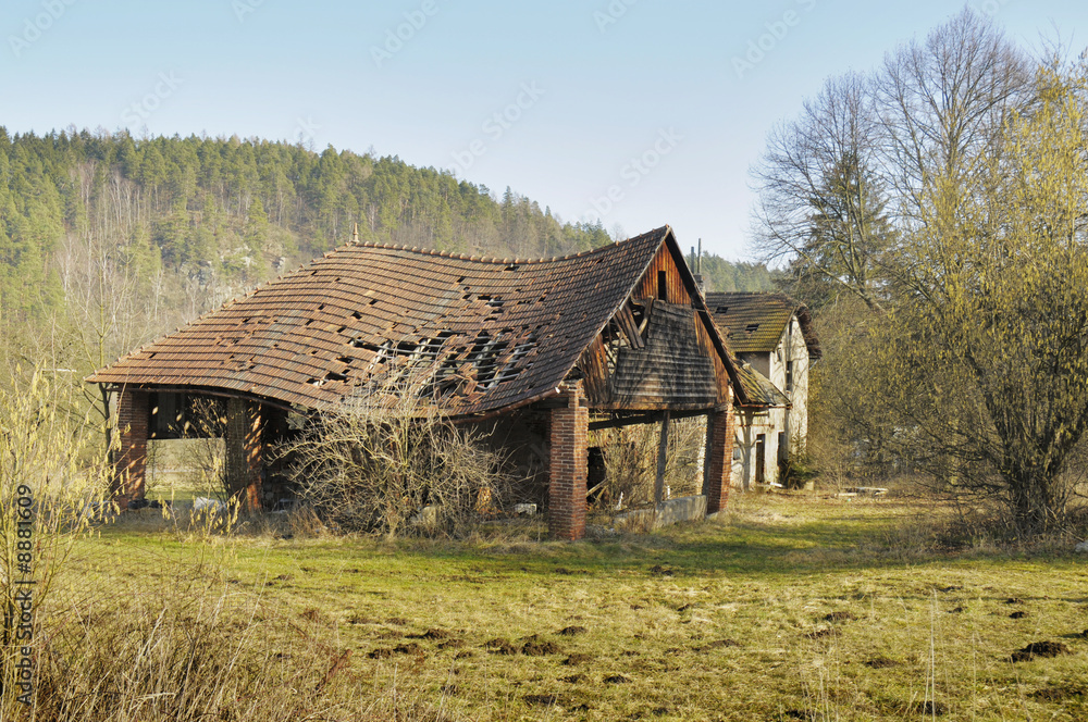 Ramshackle rural structure Ramshackle rural structure