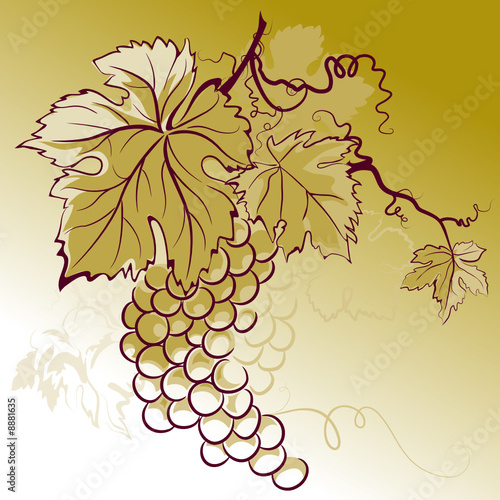 Grapes With Leaves